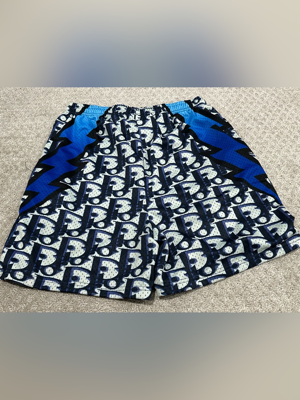 SWAVY "Dior Oblique" Style Mesh Shorts